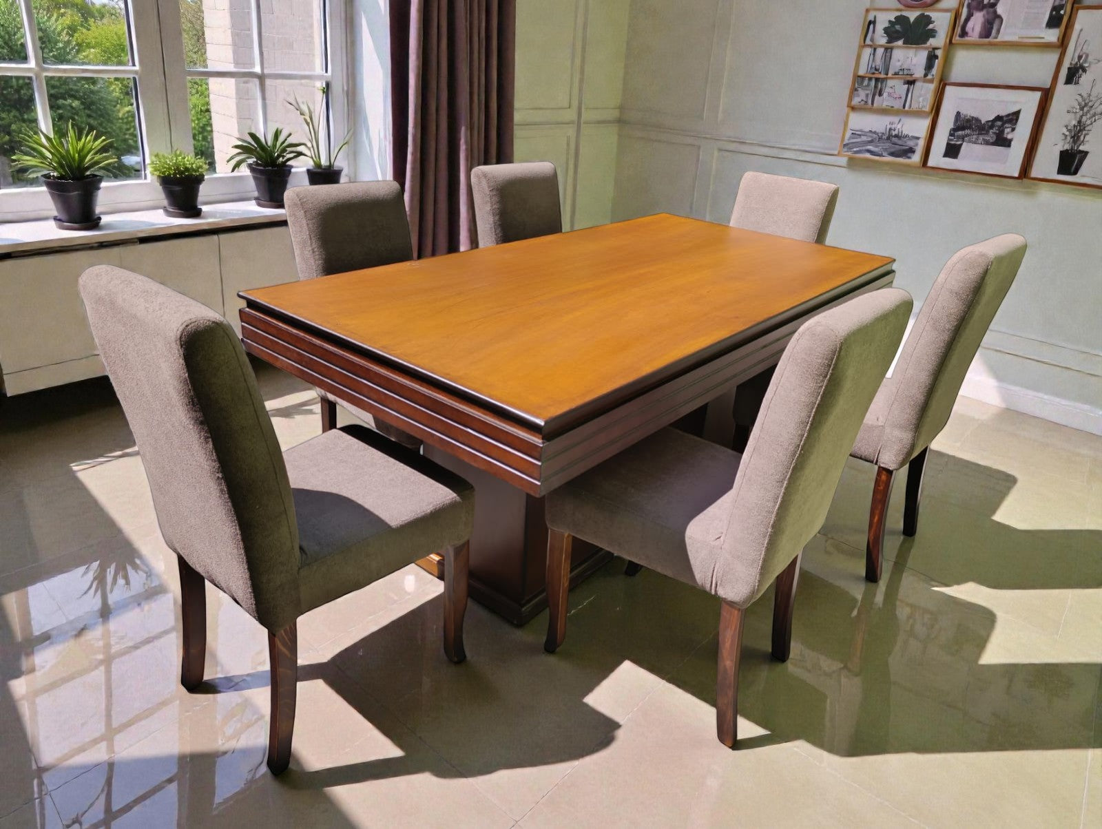 COMEDOR BAHAMAS DE 6 SILLAS