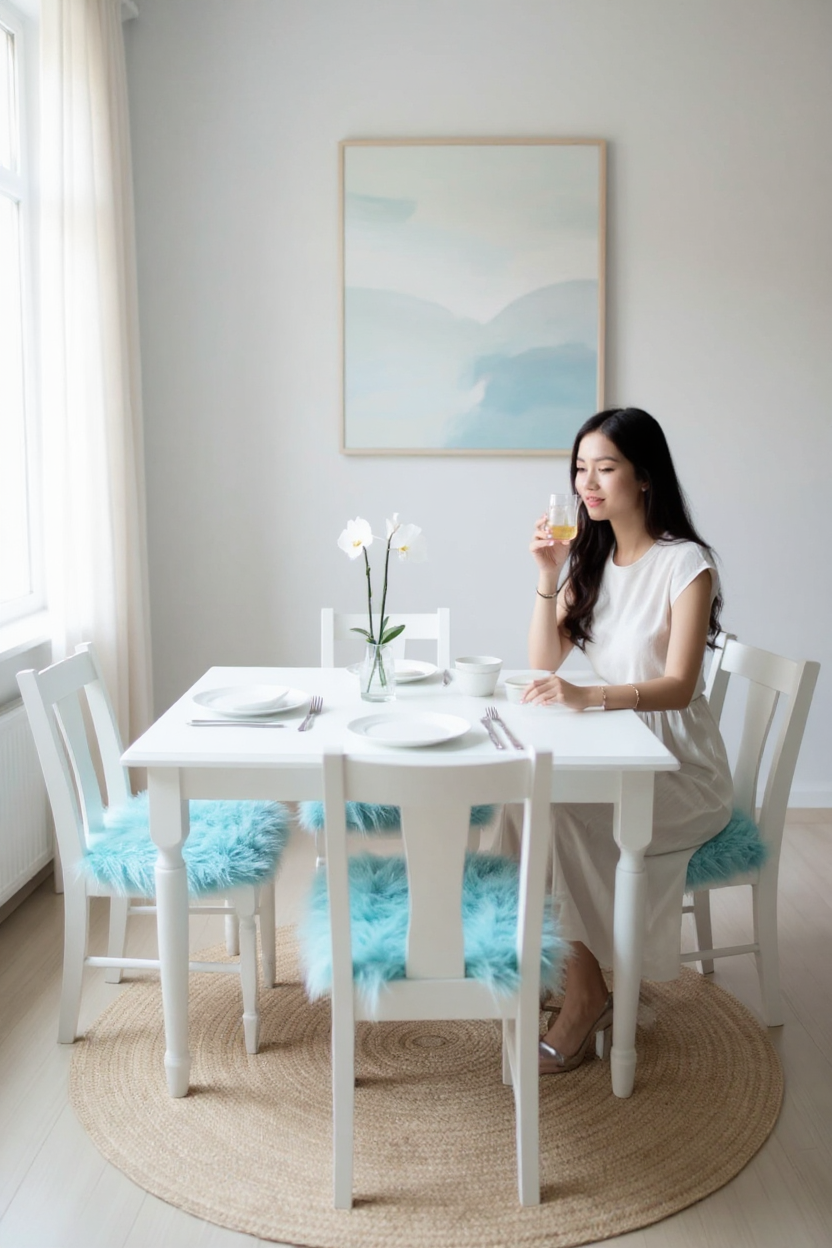 COMEDOR LILY DE 4 SILLAS Y UNA BANCA